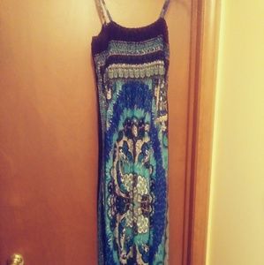 Long Tribal Design Sundress